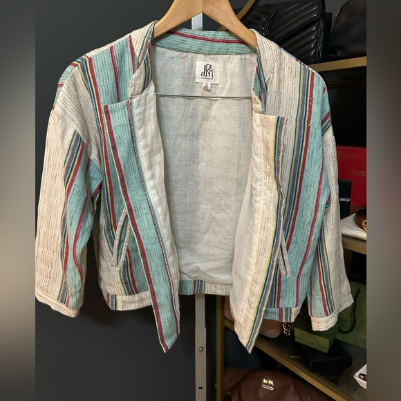 Anthropologie dRA Los Angeles Viola striped jacket size small - Picture 5 of 6
